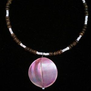 African Style Choker Necklace by Designer Bonnie J